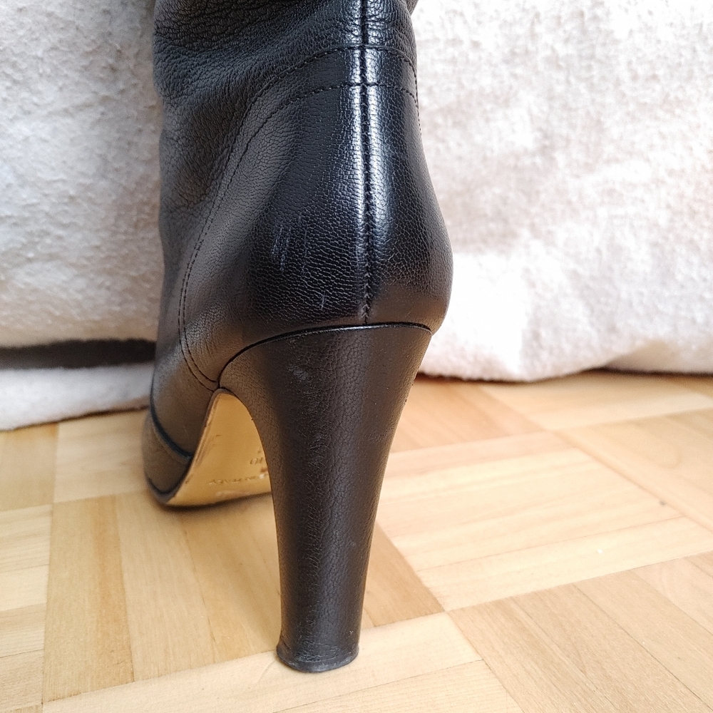 💯% Real Leather Knee High Boots - Luxurios - Picture 15 of 16
